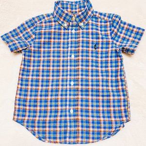 Ralph Lauren 2T Boys Short Sleeve Button Down